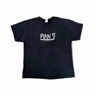 Black Plan 9 graphic tee